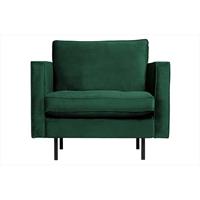 Be Pure Home Rodeo classic fauteuil green forest velvet