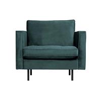 Be Pure Home Rodeo classic fauteuil teal velvet