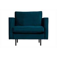 Be Pure Home Rodeo classic fauteuil blue velvet