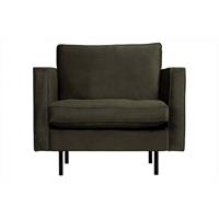 Be Pure Home Rodeo classic fauteuil dark green hunter velvet