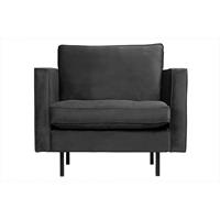 Be Pure Home Rodeo classic fauteuil antraciet velvet