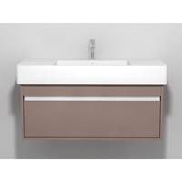 Duravit Ketho wastafelonderbouw met 1 lade 100x45.5x41cm voor Vero 032910 (ongeslepen) basalt KT669104343