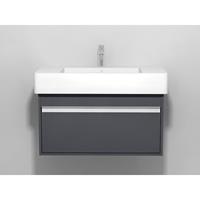 Duravit Ketho wastafelonderbouw met 1 lade 80x45.5x41cm voor Vero 032985 (ongeslepen) grafiet KT669004949