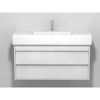 Duravit Ketho wastafelonderbouw met 2 laden 100x45.5x41cm voor Vero 032910 (ongeslepen) matwit KT664101818