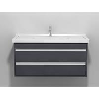 Duravit Ketho wastafelonderbouw met 2 laden 100x41x46.5cm voor Starck3 030410 grafiet KT664504949