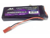 ArrowMax Modellbau-Empfängerakku (LiPo) 7.4V 1400 mAh Stick BEC
