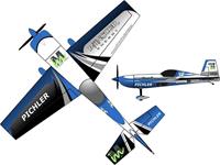 pichler Extra 330 MÃ¼nster Energy Combo Blauw RC vliegtuig Bouwpakket 840 mm