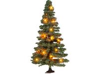 NOCH 0022121 0/H0/TT/N verlichte kerstboom met 20 LEDs Hoogte:80 mm