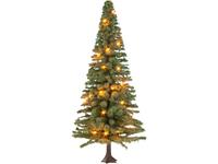 NOCH 0022111 H0/TT/N/Z verlichte kerstboom met 10 LEDs Hoogte:50 mm