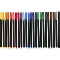 Colortime Fineliner Stift versch. Farben 0,6-0,7mm - 24 Stk