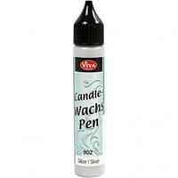 vivadecor ViVA DECOR Candle Wachs Pen, 28 ml, silber