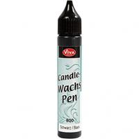vivadecor ViVA DECOR Candle Wachs Pen, 28 ml, schwarz