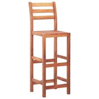 vidaXL Barstoelen 4 st massief acaciahout