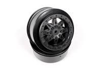 Axial 2.2 3.0 Raceline Renegade Wheels - 41mm (Black) (2pcs) (AX08101)