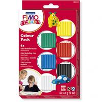 FIMO kids Modelliermasse-Set Colour Pack , basic, , 6er Set