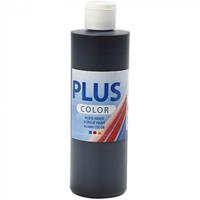pluscolor Plus Color Bastelfarbe, Schwarz, 250 ml/ 1 Fl.
