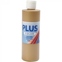 pluscolor Plus Color Bastelfarbe, Gold, 250 ml/ 1 Fl.
