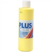 pluscolor Plus Color Bastelfarbe, Primärgelb, 250 ml/ 1 Fl.