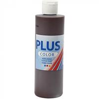 pluscolor Plus Color Bastelfarbe, Schokolade, 250 ml/ 1 Fl.