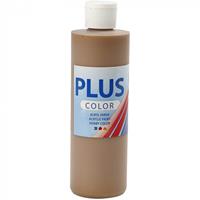 pluscolor Plus Color Bastelfarbe, Hellbraun, 250 ml/ 1 Fl.