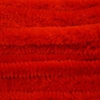 20x Rood chenille draad 14 mm x 50 cm Rood