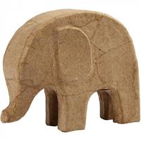 Creative Company Elefant zum Bemalen und Verzieren, 14cm x 17cm, niedlicher Elefant