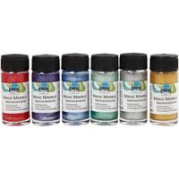 Creativ Company Marmerverf - Metallic kleuren 6x20ml