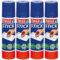 Tesa 10x  lijmstift 10 gram hobby/knutselbenodigdheden Transparant