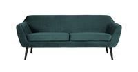 Woood Rocco Sofa 187 Cm Fluweel Teal