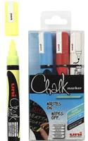 Faber-Castell Kreidemarker UNI Chalk sortiert; Strichstärke: 1,8 – 2,5 mm 4er Set mehrfarbig