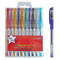 10 stuks glitter gekleurde gelpennen - Speelgoed viltstiften