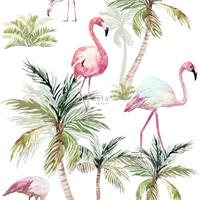 Estahome Flamingo Behang XXL Roze