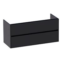 sanituba NEXXT onderkast voor enkele wasbak 120cm black wood