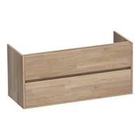 sanituba Natural Wood NEXXT onderkast voor dubbele wastafel 120cm