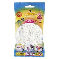 Hama - 1000 Beads in Bag (White)