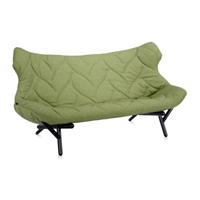 kartell Foliage Sessel/Sofa  Bezu grün Trevira Beine: schwarz