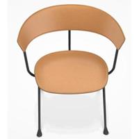magis Officina niedriger Sessel Leder Sessel/Sofa  Farbe: natur Gestell: verzinkt