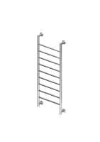 eastbrook Eshton radiator 120 x 50cm 246 watt chroom