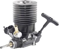 forceengine Force Engine nitromotor 38 Black Series vermogen 3.9 pk / 2.87 kW cilinderinhoud uitlaatpoort Achterkant