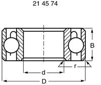 reely Kogellager, radiaal RVS Binnendiameter: 10 mm Buitendiameter: 15 mm Toerental (max.): 43000 omw/min