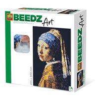 SES Creative Beedz Art - Bügelperlen Vermeer Das Mädchen mit dem Perlenohrring, 7.000 Perlen