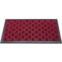 sienahome Außenmatte Quadro 45x75cm rot Schmutzfangmatte Fußmatte Fußabtreter Haushalt TOP - SIENA HOME