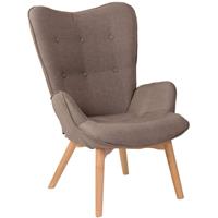 clp Lounger Durham Stoff-taupe - 