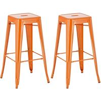 clp 2er Set Barhocker Joshua-orange