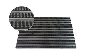 Fußmatte EMCO Eingangsmatte DIPLOMAT 22mm Bürsten grau Fußmatte Schmutzfangmatte Fußabtreter Antirutschmatte, Emco, rechteckig, Höhe: 22 mm, für den Innen /- und Au&sz