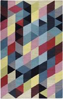 Esprit Teppichart Rainbow Triangle Kelim mehrfarbig Gr. 60 x 110