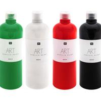 Rico Design ART Künstler Acrylfarbe 750ml schwarz
