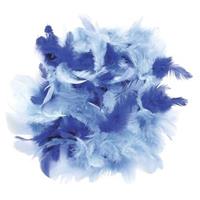 3x zakjes van 10 gram decoratie sierveren blauw tinten -