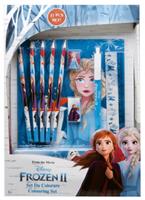 kleurset Frozen II junior 22,5 x 32 cm papier 11 delig