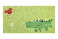 Sigikid Teppichart Happy Zoo Crocodile grün Gr. 120 x 180